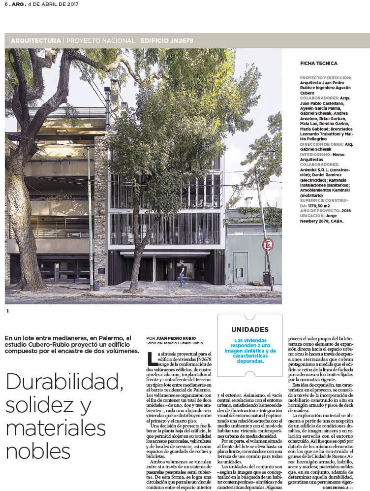 Estudio Cubero-Rubio - Clarin Arquitectura - ARQ Clarin - Publicidad 1