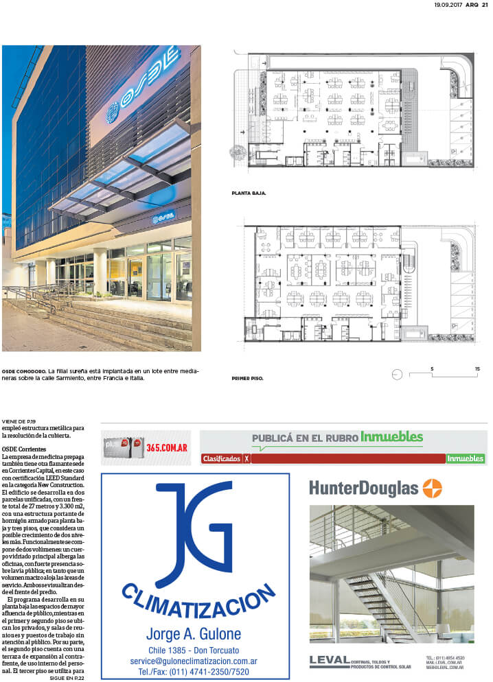 Nota ESARQ, ARQ Clarín, Sole Comunicaciones, Página 21