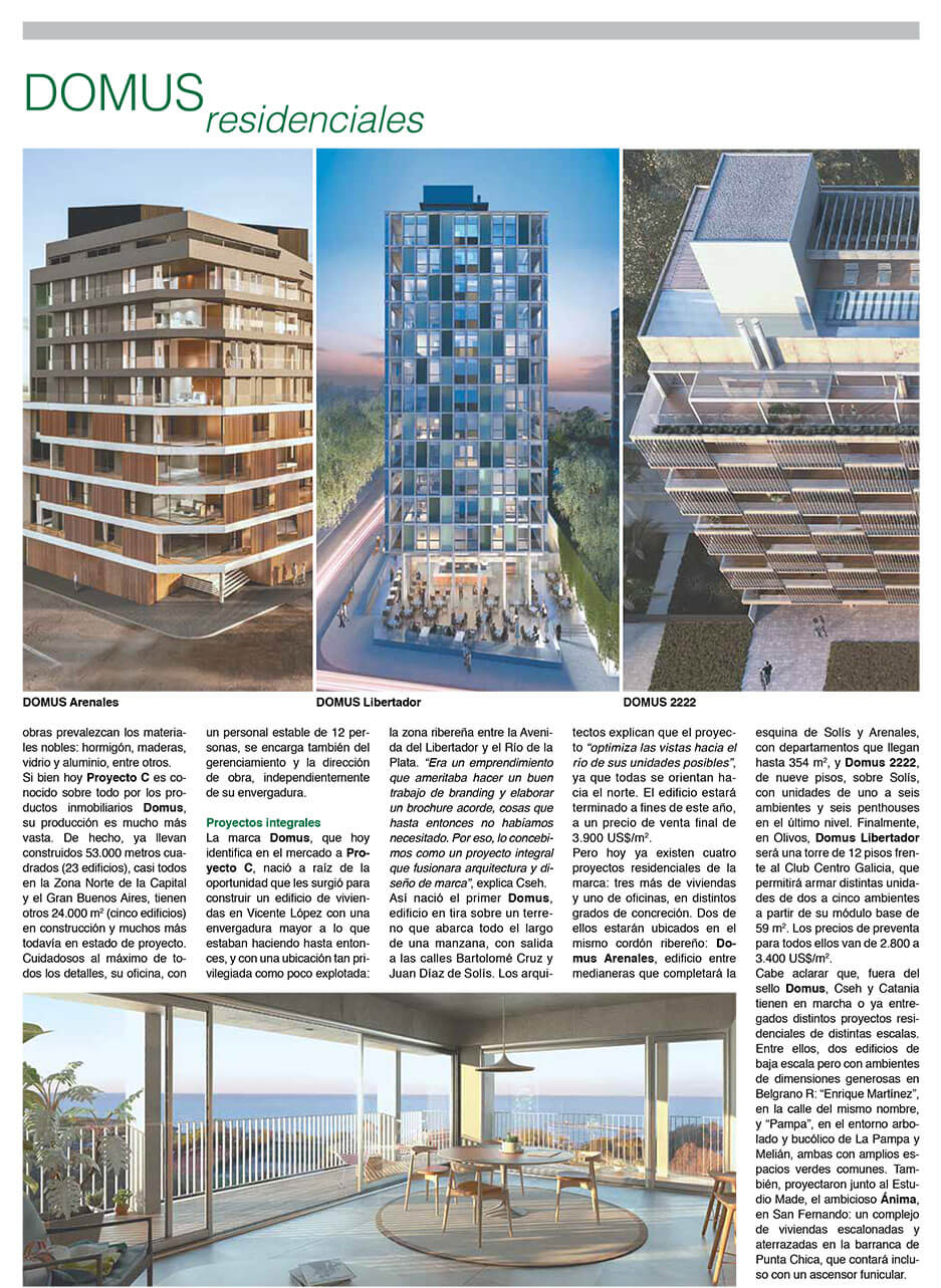 Nota Proyecto C, Página 2, Cronista Real Estate, Sole Comunicaciones