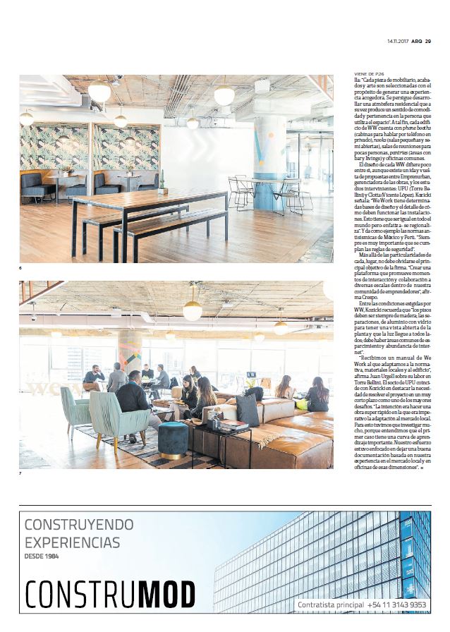 WeWork - ARQ CLARIN - 14.11.2017 -P29