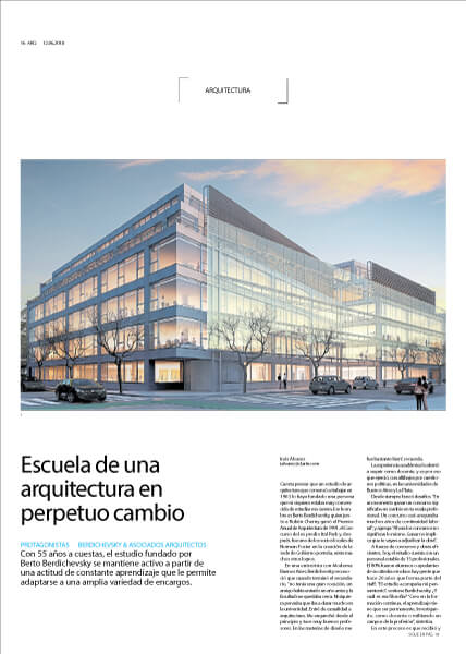 Nota Berdichevsky ARQ Clarín, Sole Comunicaciones, página 16