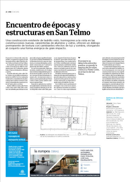 Nota Berdichevsky ARQ Clarín, Sole Comunicaciones, página 22