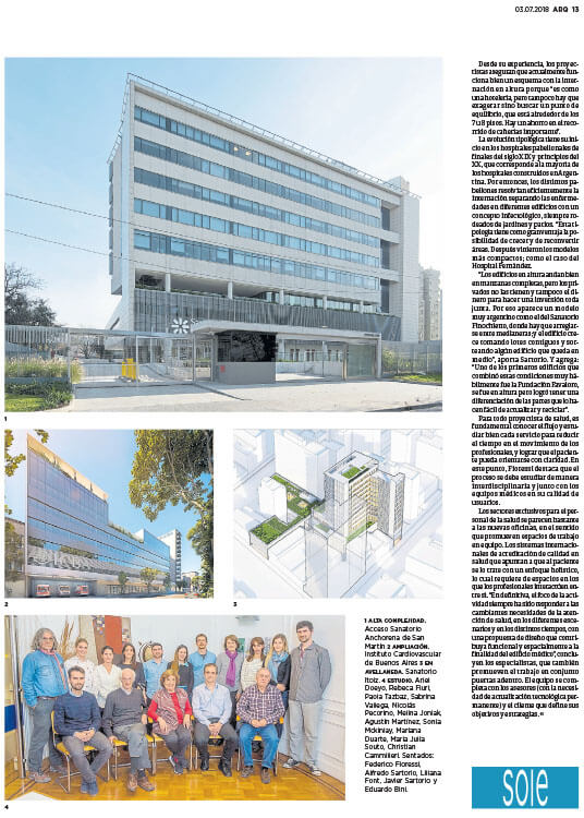 Nota AFS Arquitectos, ARQ Clarín, Sole Comunicaciones, Página 13
