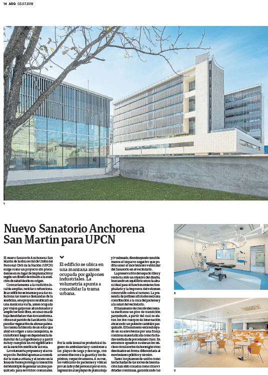 Nota AFS Arquitectos, ARQ Clarín, Sole Comunicaciones, Página 14