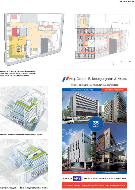 Nota AFS Arquitectos, ARQ Clarín, Sole Comunicaciones, Página 19