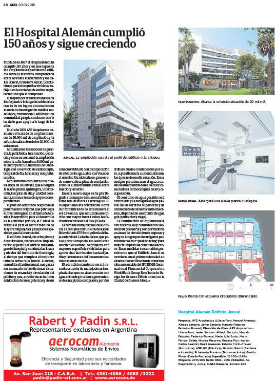 Nota AFS Arquitectos, ARQ Clarín, Sole Comunicaciones, Página 20