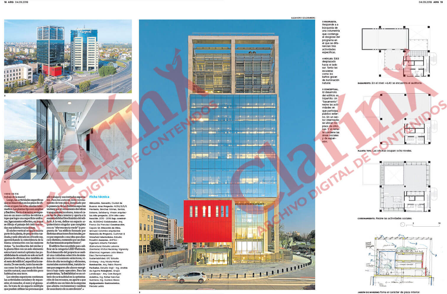 Torre Colca Cola - M/SG/S/S/S - ARQ Clarín- Sole Comunicaciones - p18-19