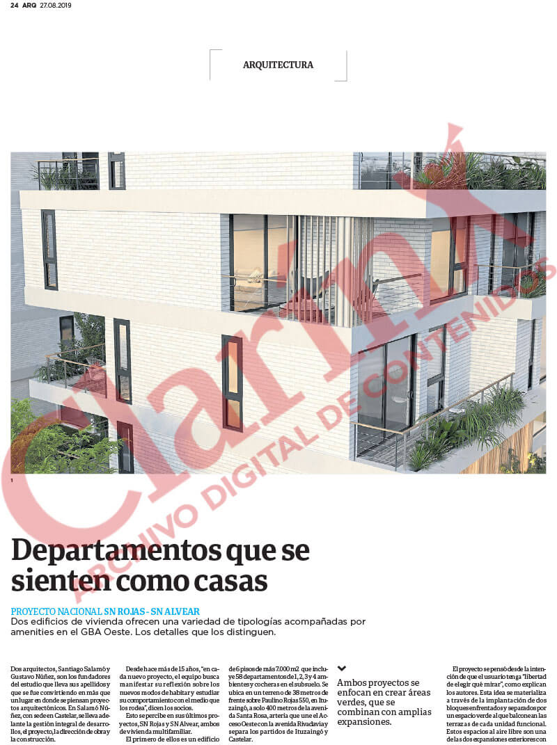 Salamó Nuñez, ARQ Clarín, Sole Comunicaciones, pagina 24