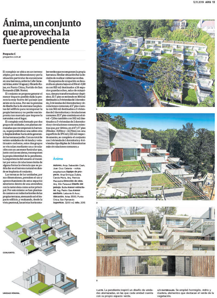 Proyecto C, Arq Clarin, pagina 13