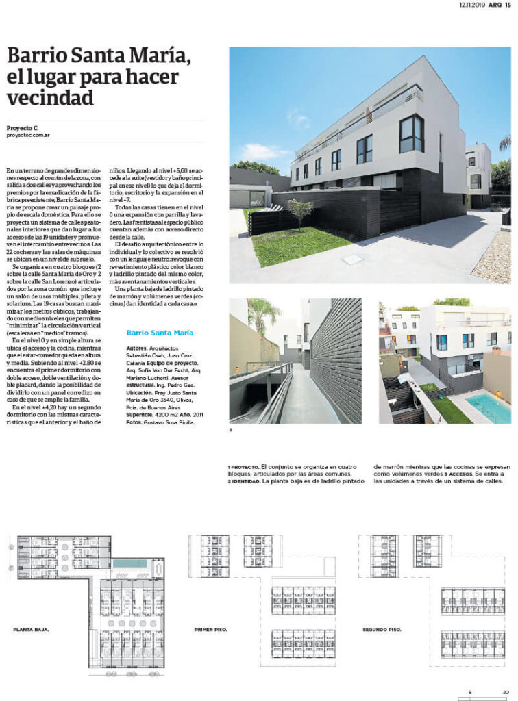 Proyecto C, Arq Clarin, pagina 15