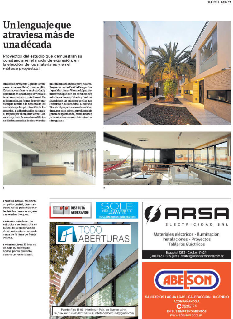 Proyecto C, Arq Clarin, pagina 17