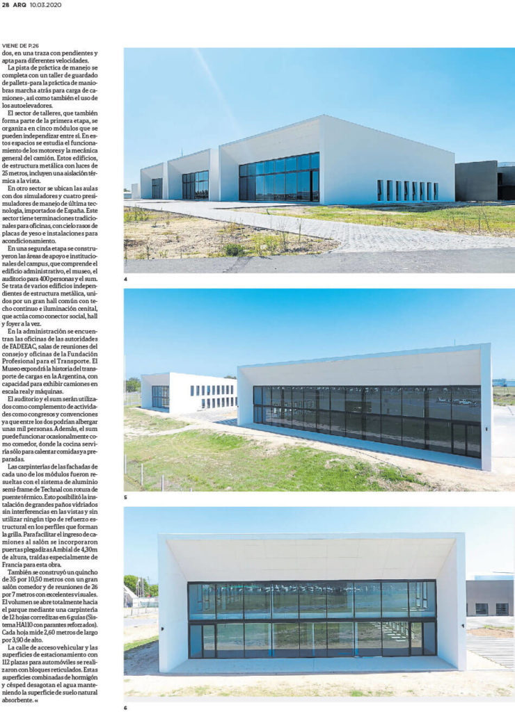 Universidad del Transporte, MSGSSS, ARQ Clarín, página 28