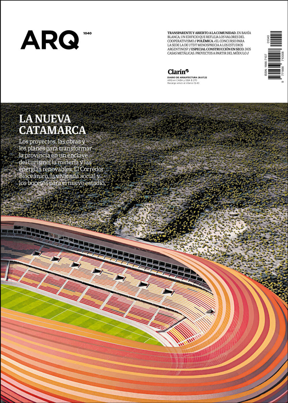 Catamarca, ARQ Clarín, Tapa